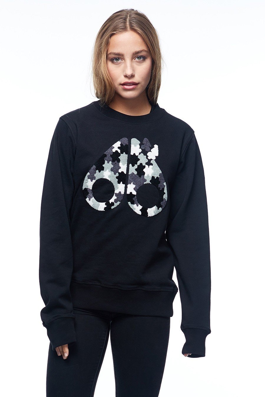 Moose Knuckle Hollyrood Bay Sweatshirt Black - Room 29