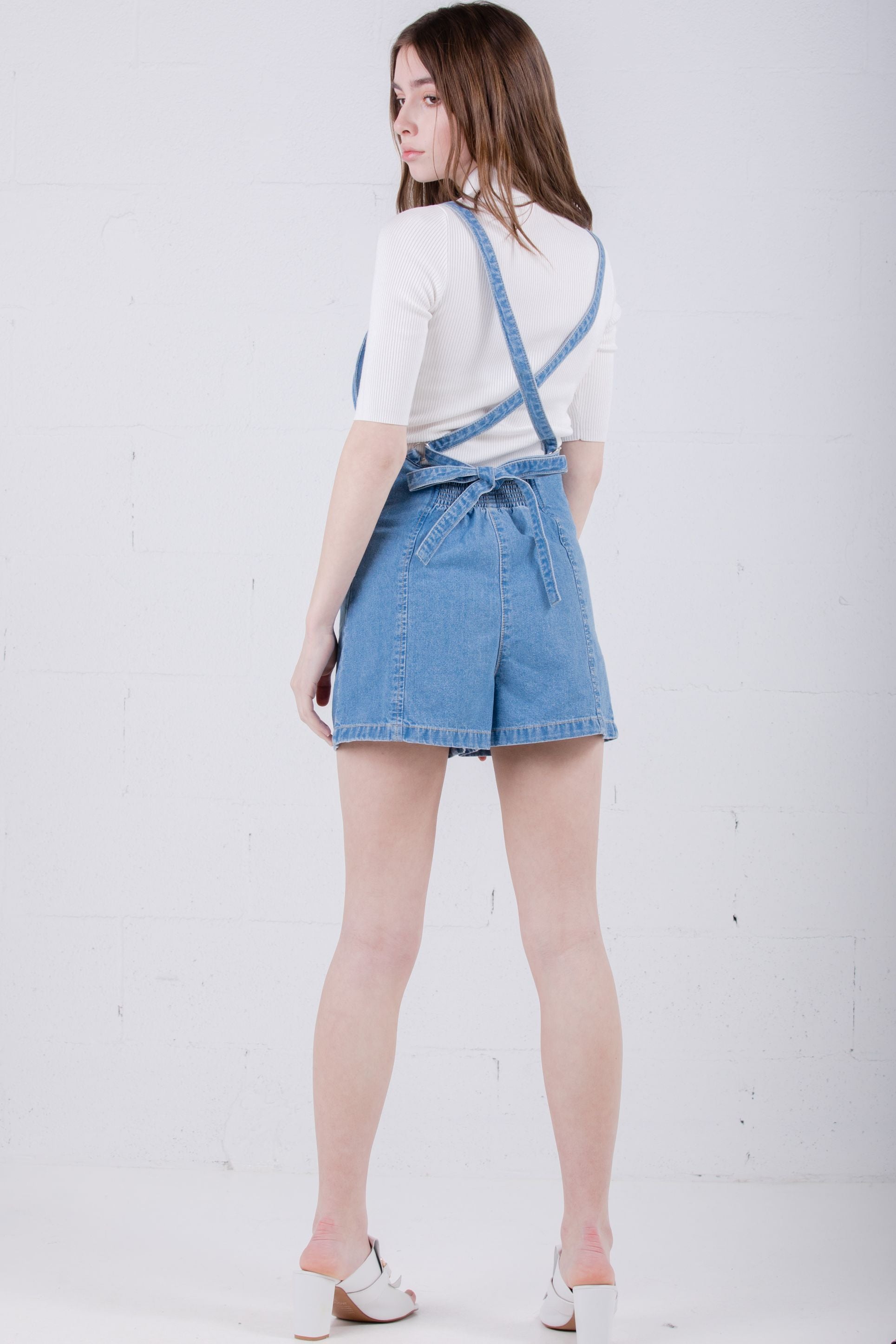 SJYP Denim Overalls Front Button - Room 29