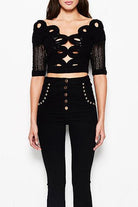 Alice McCall Allure Top Black - Room 29